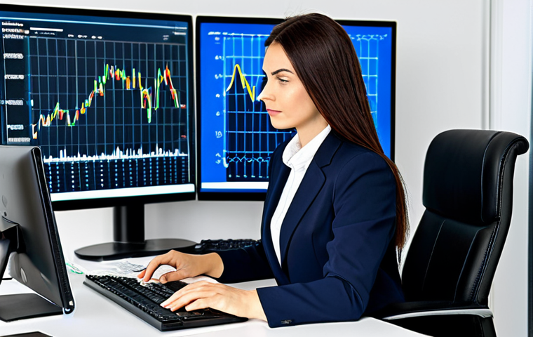 **

"A professional female actuary in a modest business suit, working at a desk in a bright, modern office, analyzing data on a computer screen. The background includes financial charts and graphs. fully clothed, appropriate attire, safe for work, perfect anatomy, natural proportions, professional, modest, family-friendly."

**