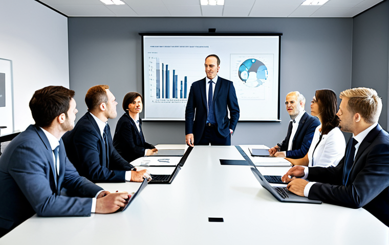 **

"Professional actuary guiding a team meeting in a modern European office, discussing market expansion strategies, fully clothed, appropriate attire, safe for work, perfect anatomy, natural proportions, business setting, professional environment."

**