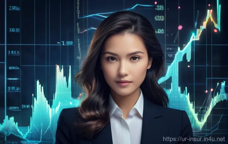 보험계리사 현직자의 하루 일과 - **Prompt 1: The Actuary's Data Dive**
"A highly professional female actuary, dressed in a sleek ...