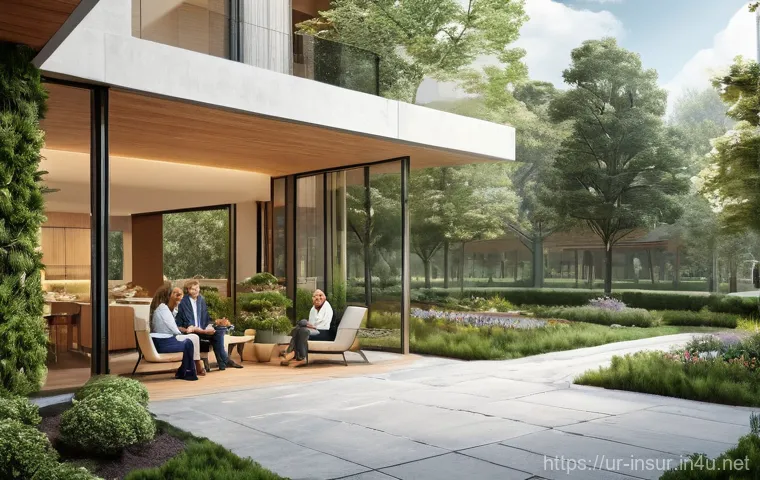 보험계리사 현직자의 하루 일과 - **Prompt 2: AI-Powered Actuarial Foresight**
    "A modern, brightly lit, high-tech office space whe...
