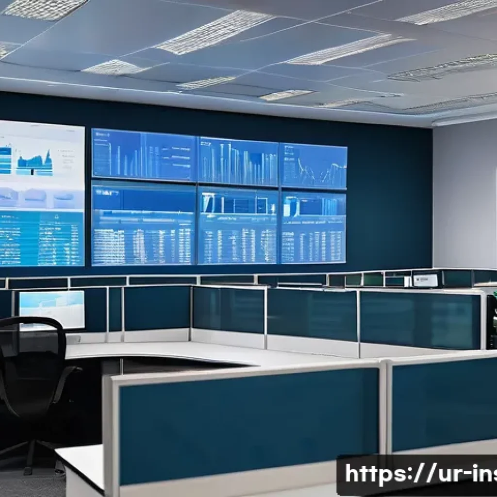 보험계리사와 고객 데이터 보호 - A modern insurance company office environment in Karachi, Pakistan, showing a diverse team of actuar...