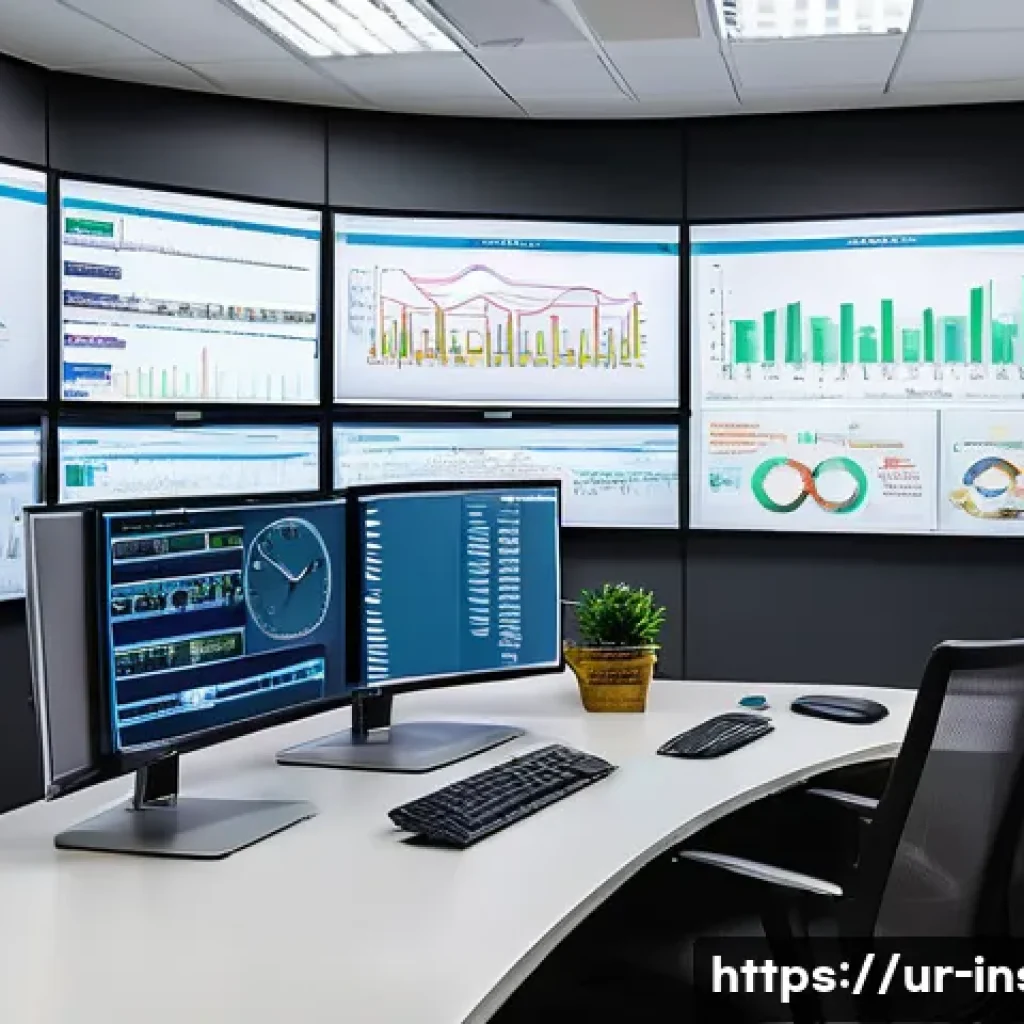 보험계리사와 데이터 정제 - A modern insurance office scene in Karachi, Pakistan, showing a professional actuary using a dual-mo...